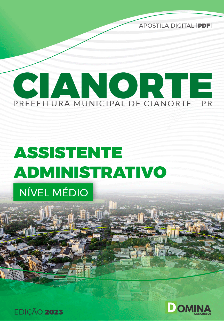 Apostila Pref Cianorte PR 2023 Assistente Administrativo