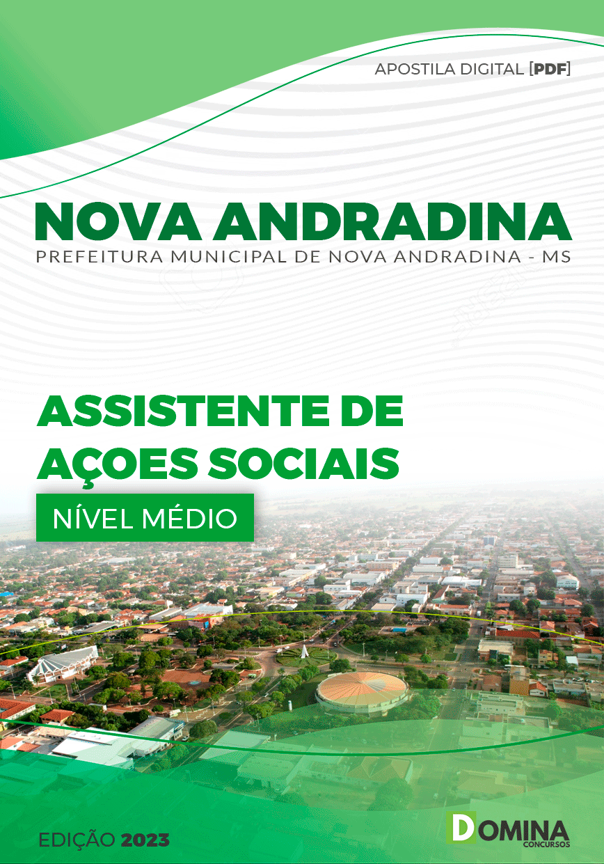 Apostila Digital Pref Andradina MG 2023 Assistente Ações Social
