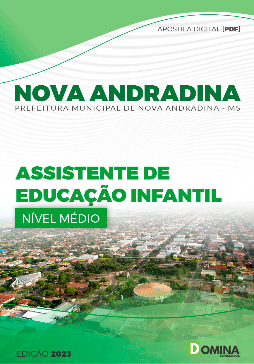 Apostila Digital Pref Andradina MG 2023 Auxiliar Educação Infantil