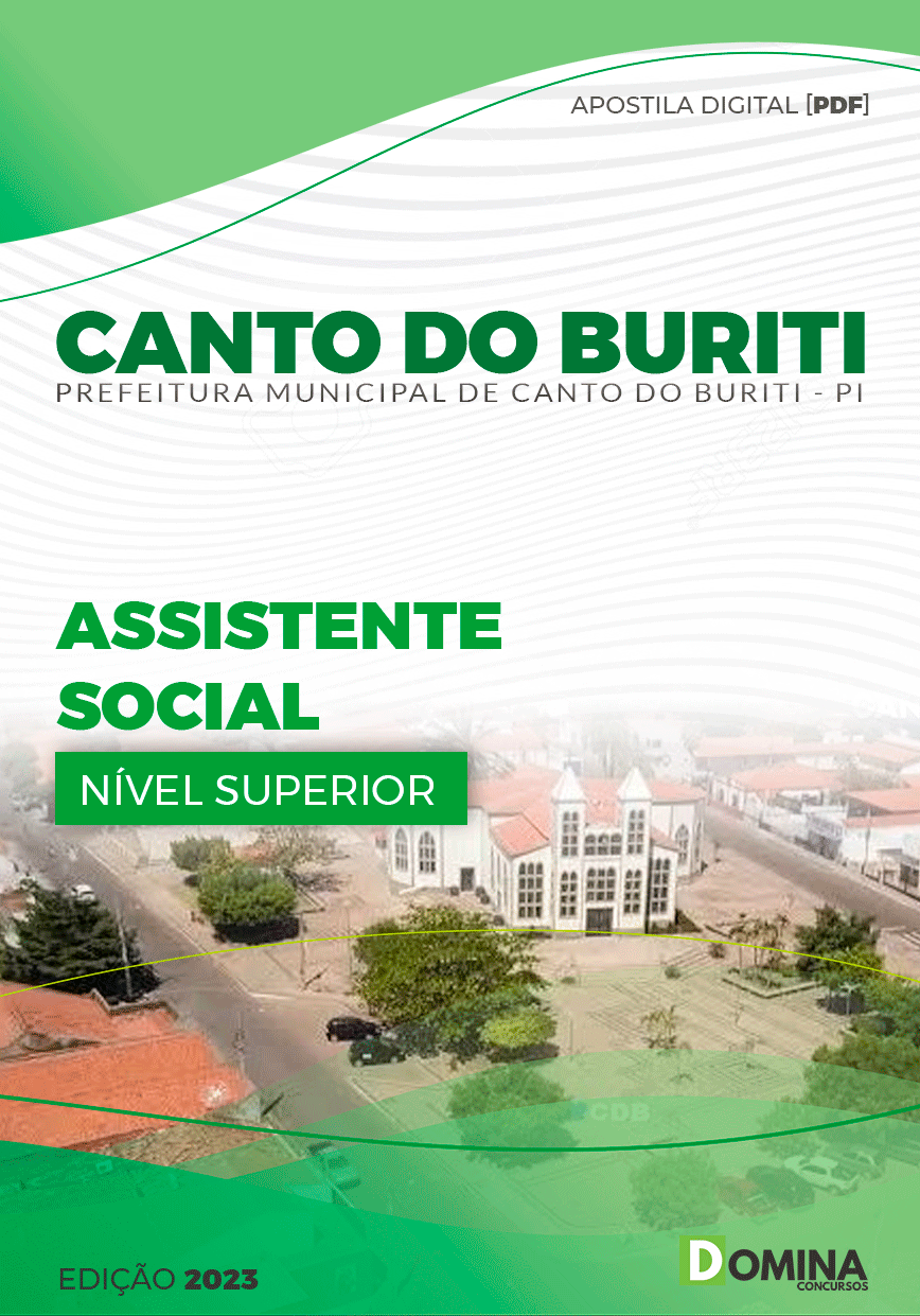 Apostila Pref Canto Buriti PI 2023 PI Assistente Social