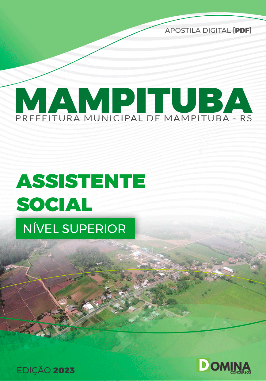 Apostila Concurso Pref Mampituba RS 2023 Assistente Social