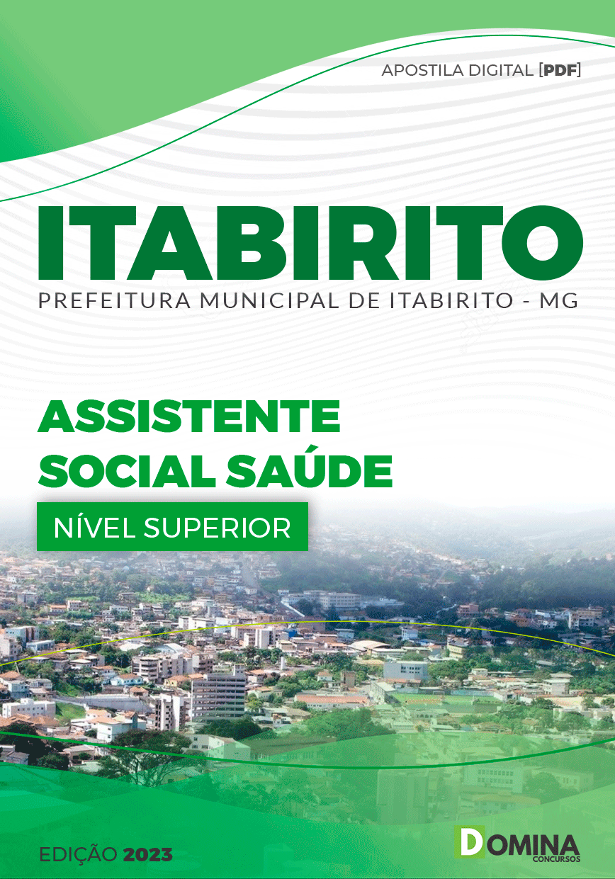 Apostila Pref Itabirito MG 2023 Assistente Social Saúde