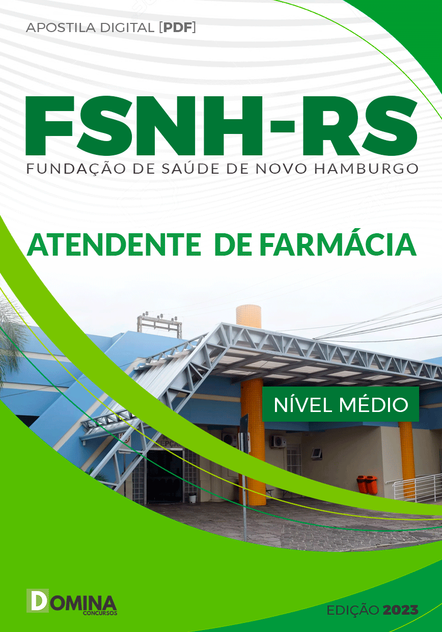 Apostila Concurso Público FSNH RS 2023 Atendente Farmácia