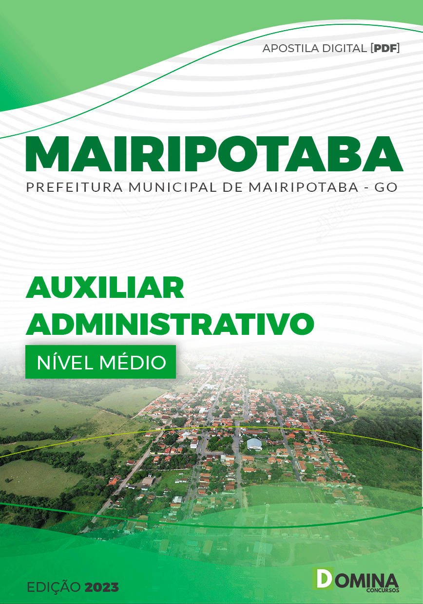 Apostila Pref Mairipotaba GO 2023 Auxiliar Enfermagem
