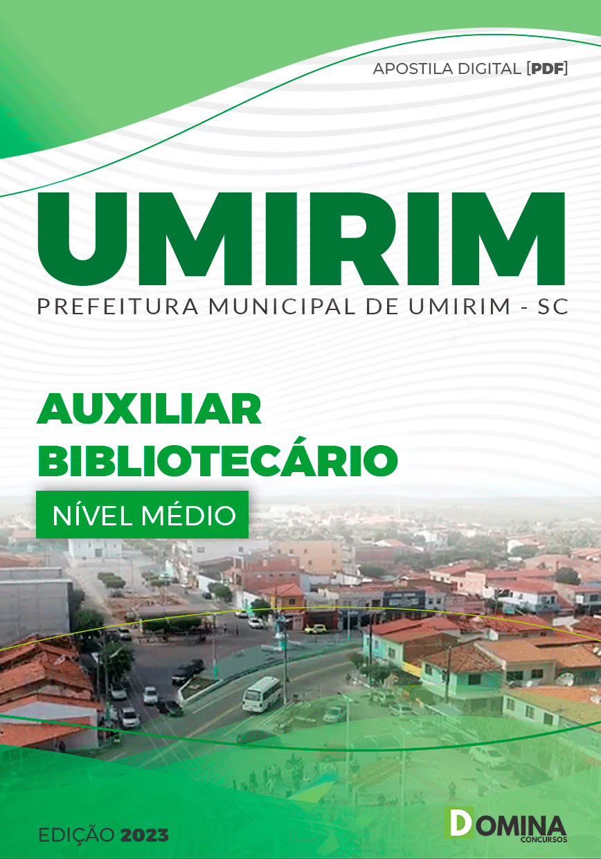 Apostila Concurso Pref Umirim CE 2023 Auxiliar Bibliotecário