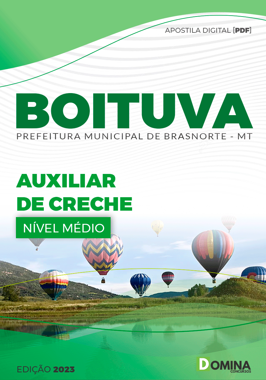 Apostila Concurso Pref Boituva SP 2023 Auxiliar Creche
