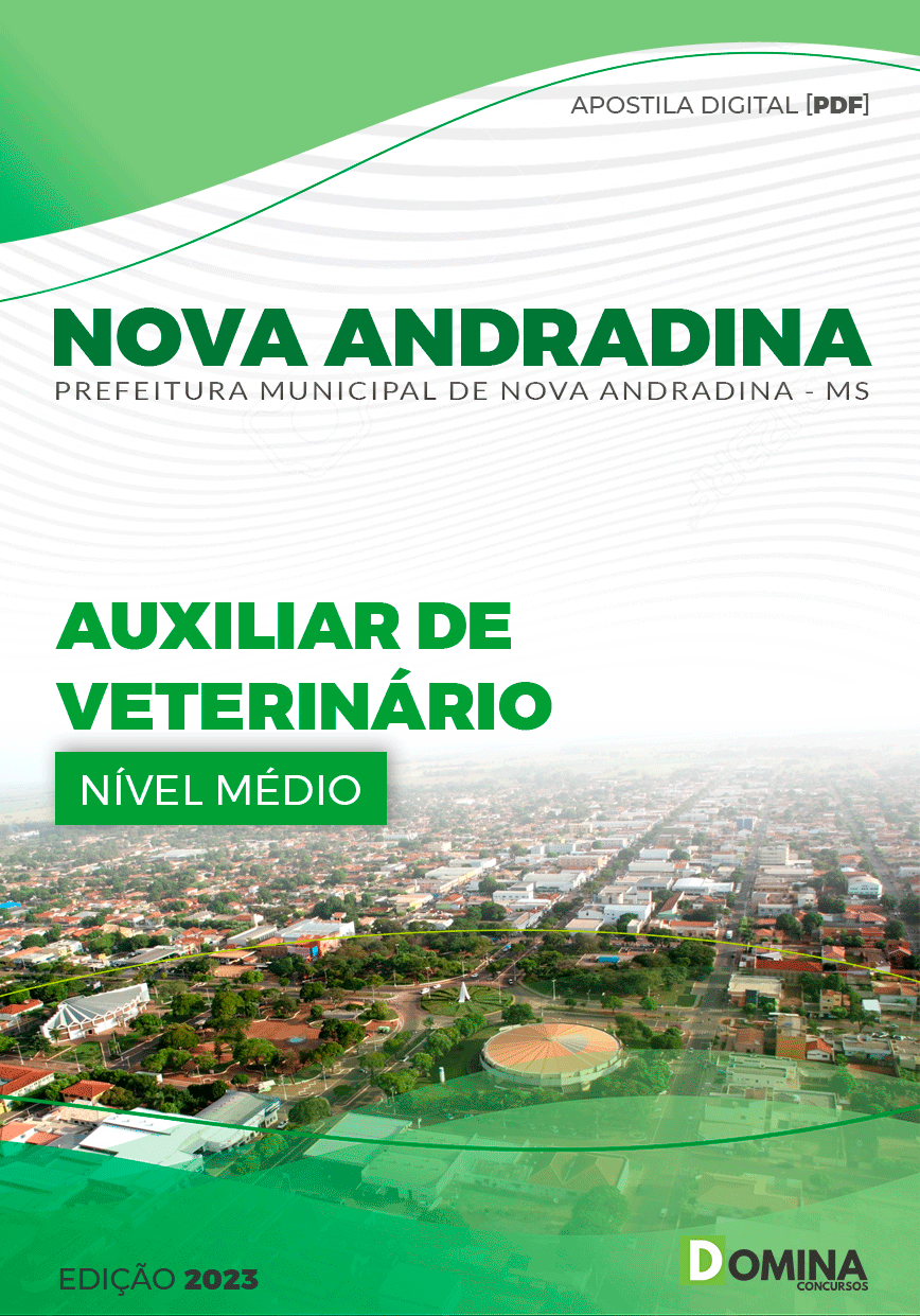 Apostila Digital Pref Andradina MG 2023 Auxiliar Veterinário