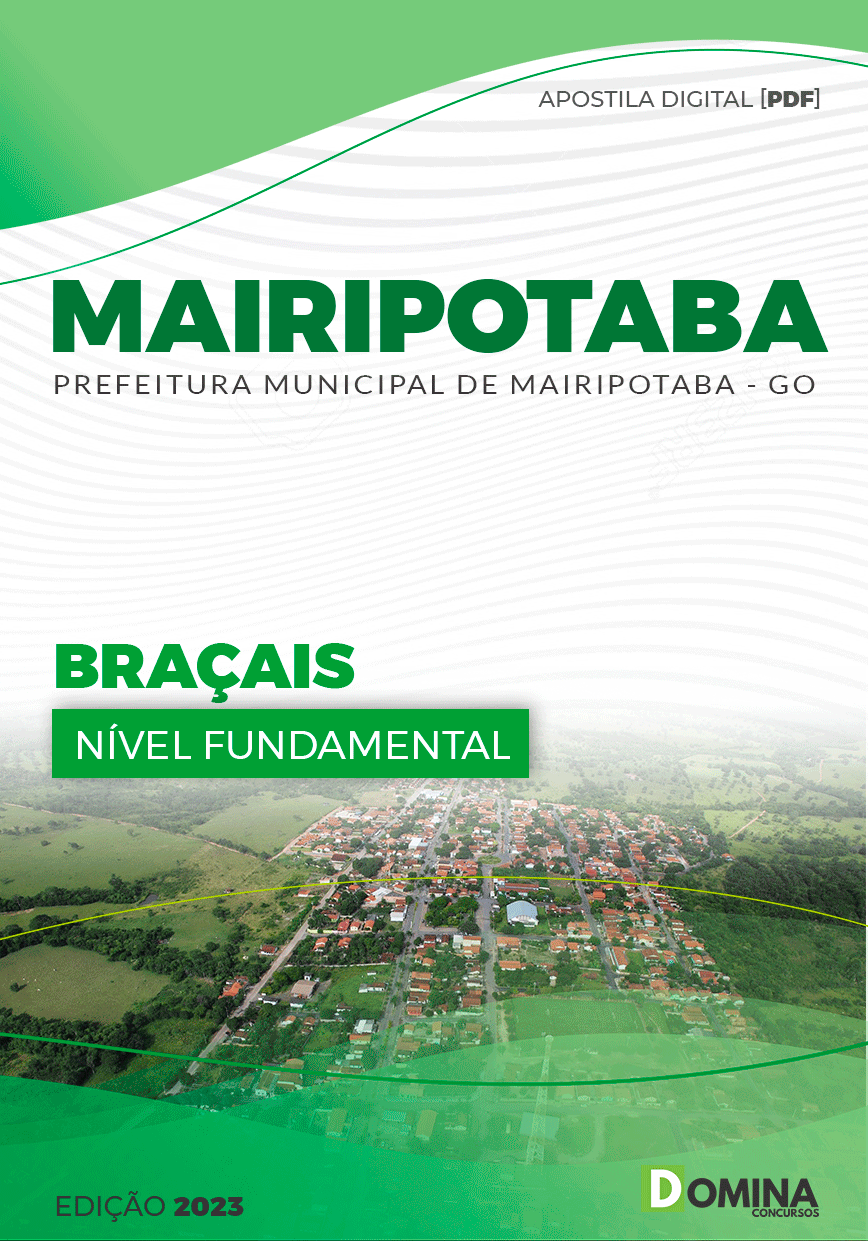 Apostila Concurso Pref Mairipotaba GO 2023 Braçais