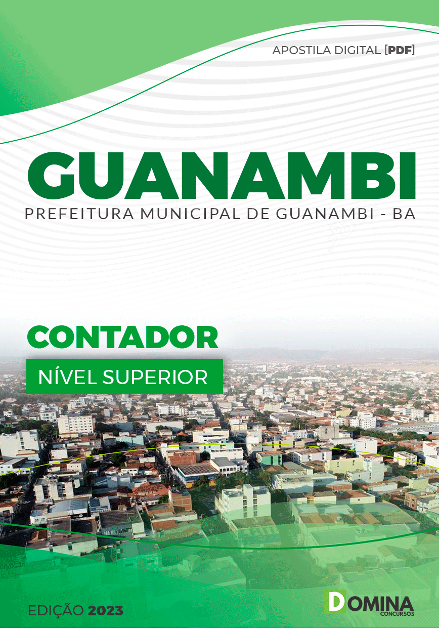 Apostila Concurso Pref Guanambi BA 2023 Contador
