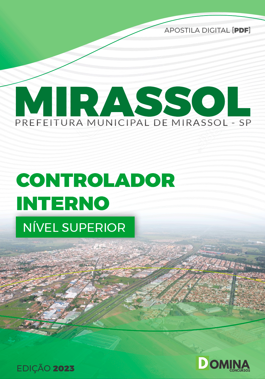 Apostila Digital Pref Mirassol SP 2023 Controlador Interno