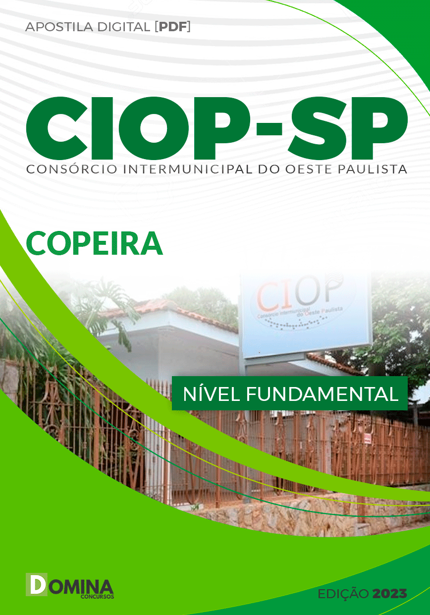 Apostila Digital Seletivo CIOP SP 2023 Copeira