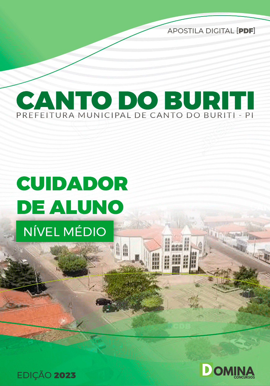 Apostila Pref Canto Buriti PI 2023 PI Cuidador Aluno