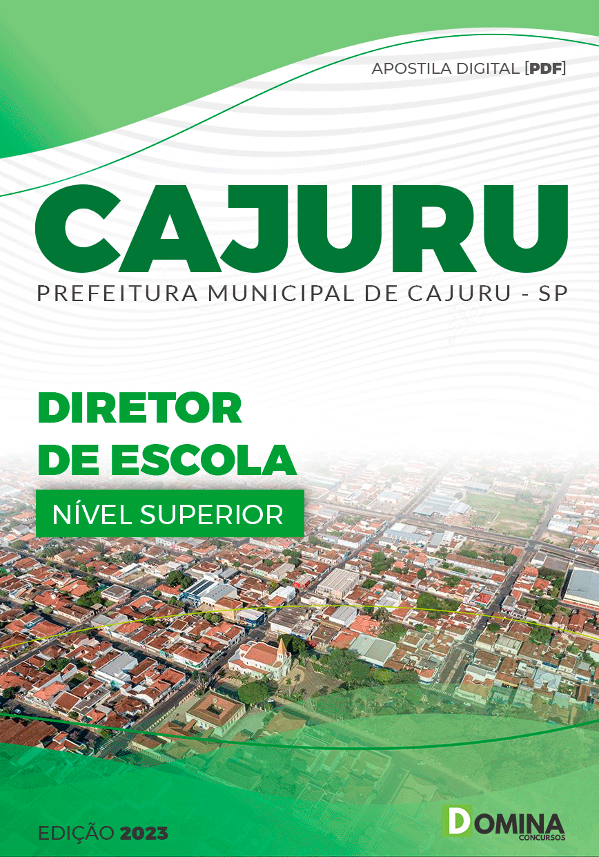 Apostila Concurso Pref Cajuru SP 2023 Diretor Escola