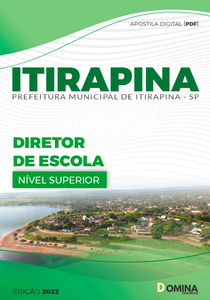 Apostila Concurso Pref Itirapina SP 2023 Diretor de Escola