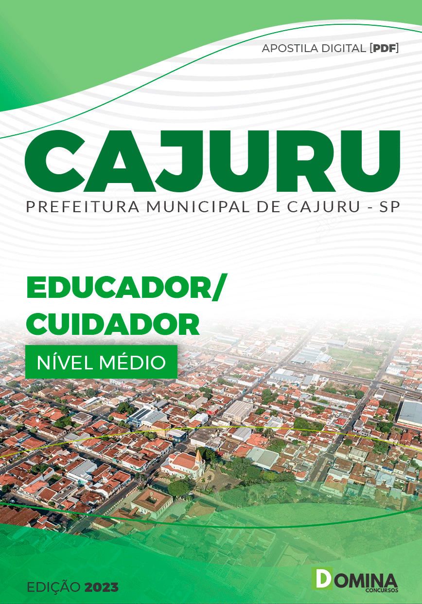 Apostila Concurso Pref Cajuru SP 2023 Educador Cuidador