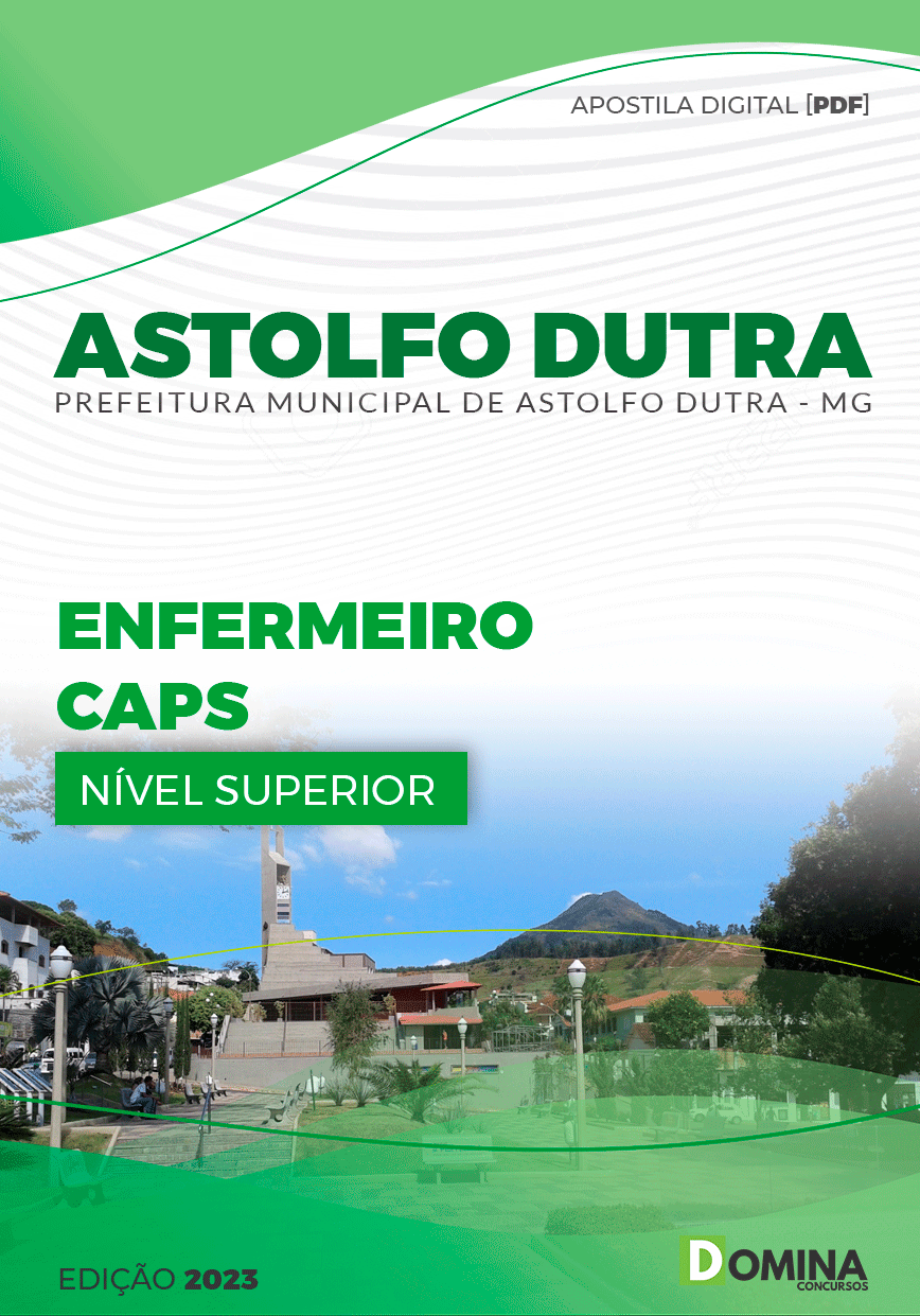 Apostila Pref Astolfo Dutra MG 2023 Enfermeiro CAPS