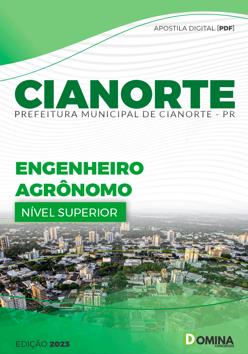 Apostila Concurso Pref Cianorte PR 2023 Engenheiro Agronômo