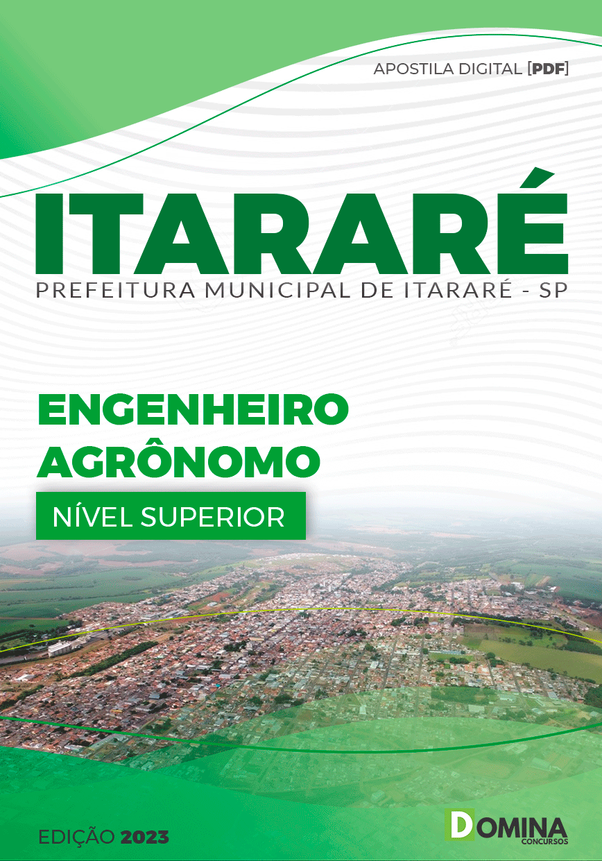 Apostila Concurso Pref Itararé SP 2023 Engenheiro Agrônomo