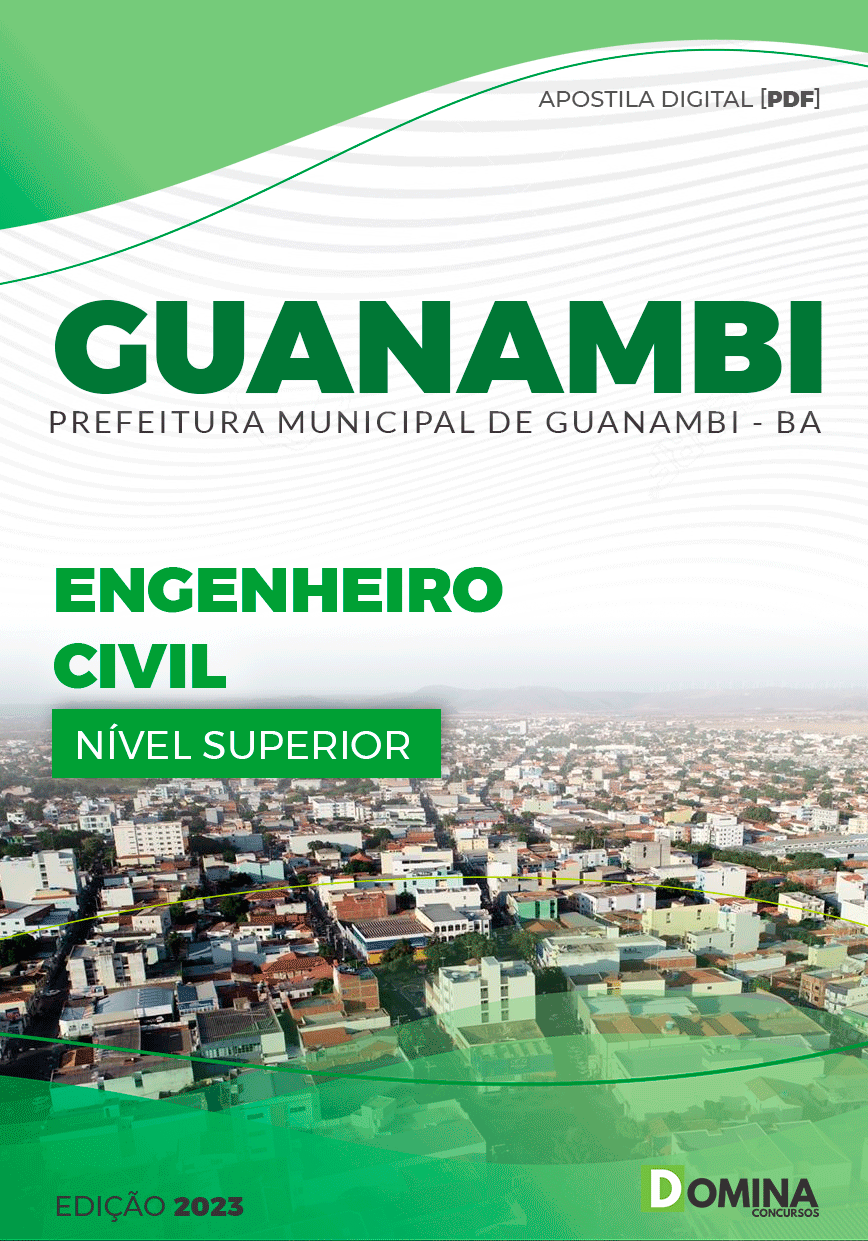 Apostila Concurso Pref Guanambi BA 2023 Engenheiro Civil