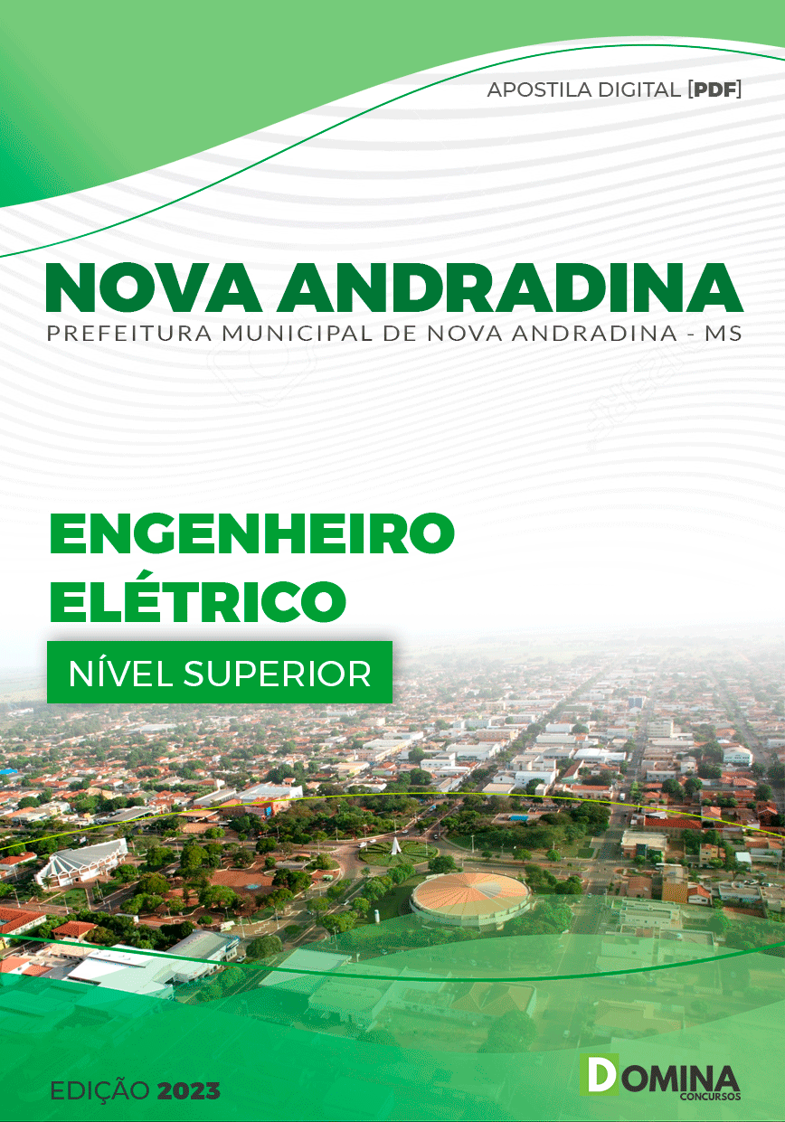 Apostila Digital Pref Andradina MG 2023 Engenheiro Elétrico