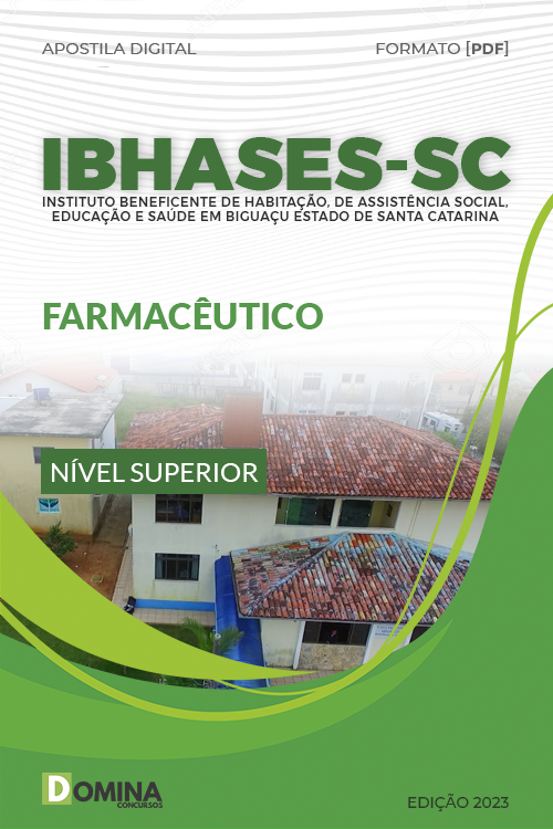 Apostila Processo Seletivo IBHASES SC 2023 Farmacêutico