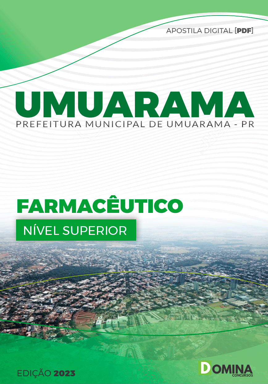 Apostila Digital Pref Umuarama PR 2023 Farmacêutico