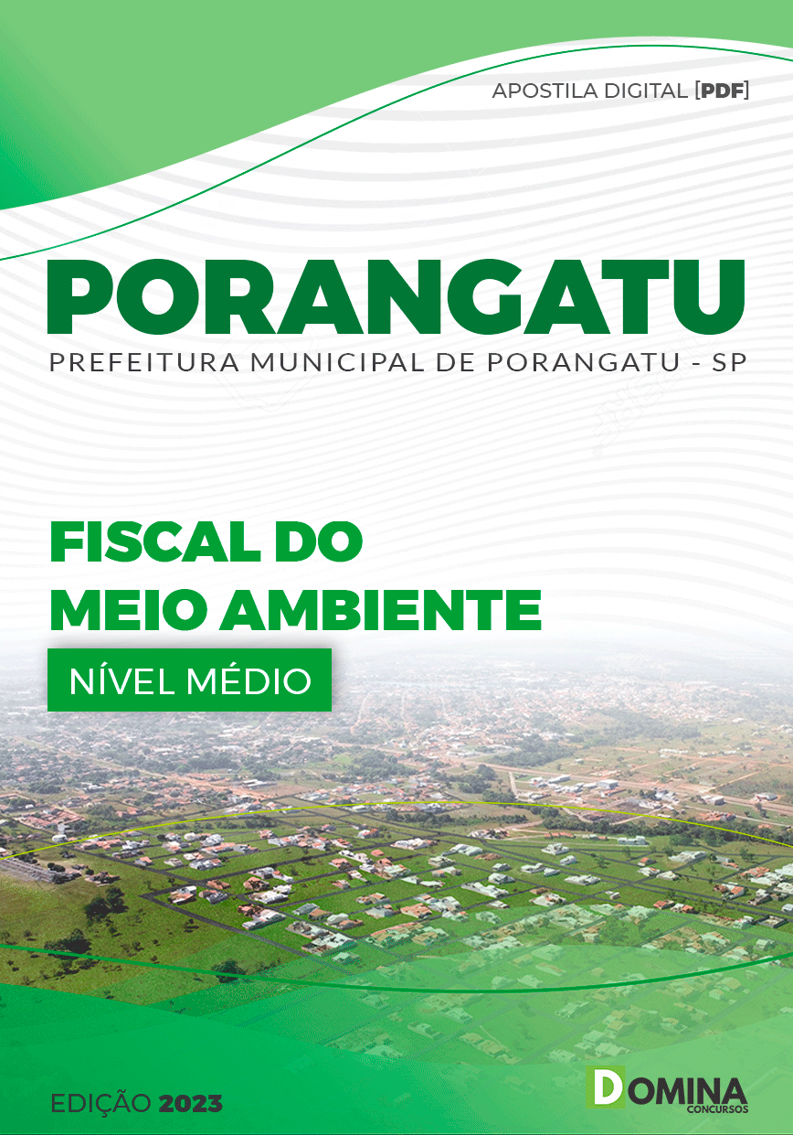 Apostila Digital Pref Porangatu GO 2023 Fiscal Meio Ambiente