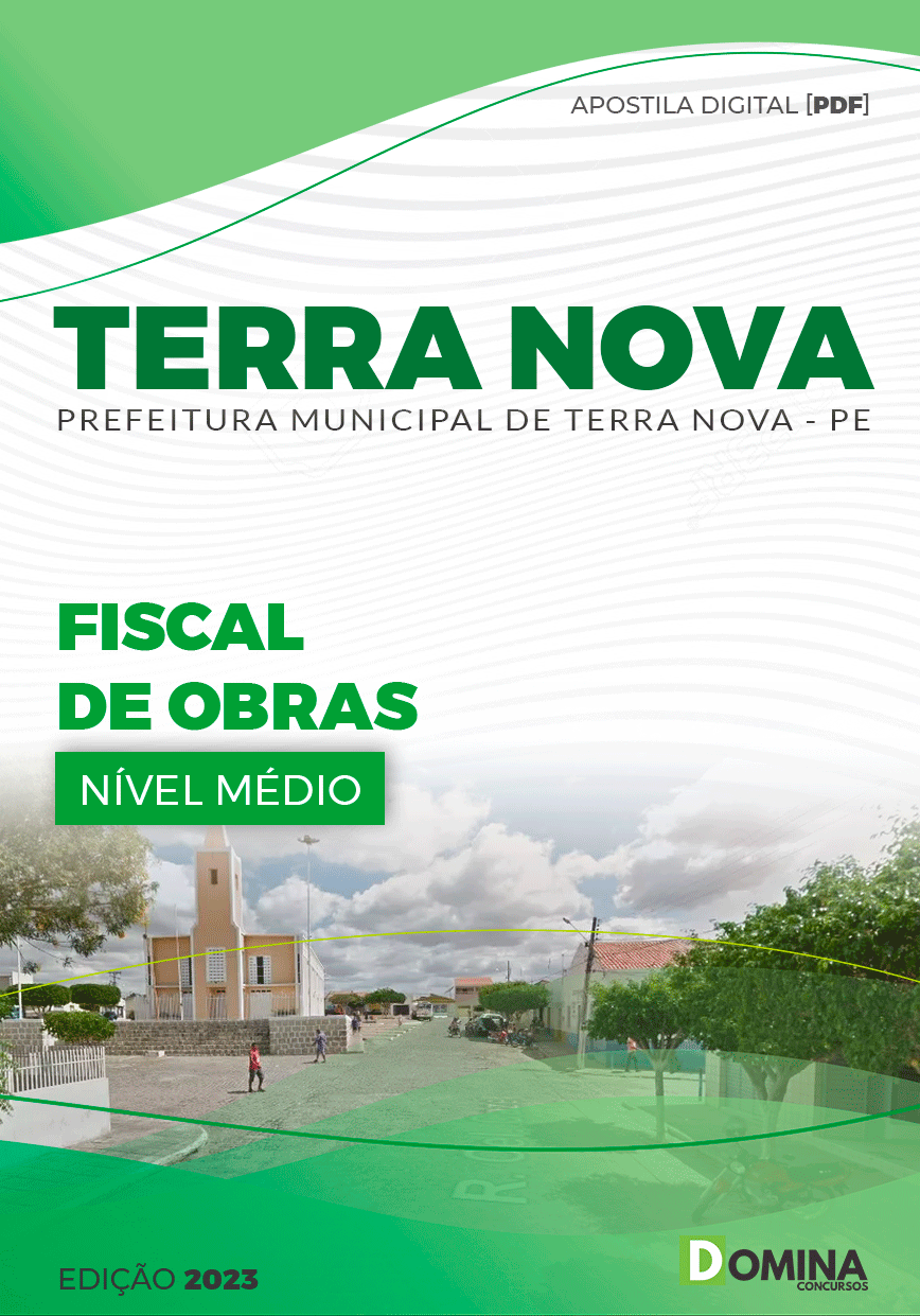 Apostila Digital Pref Terra Nova PE 2023 Fiscal Obras