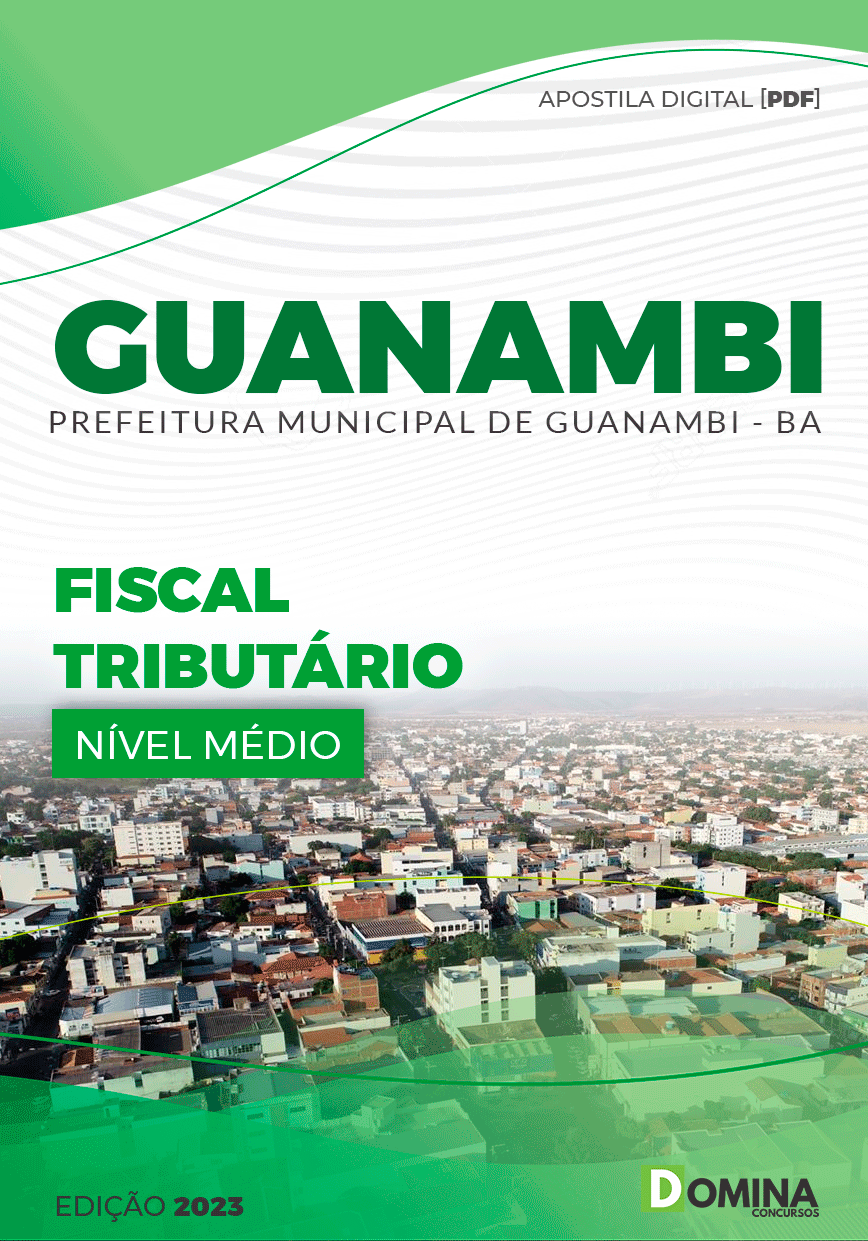 Apostila Concurso Pref Guanambi BA 2023 Fiscal Tributário