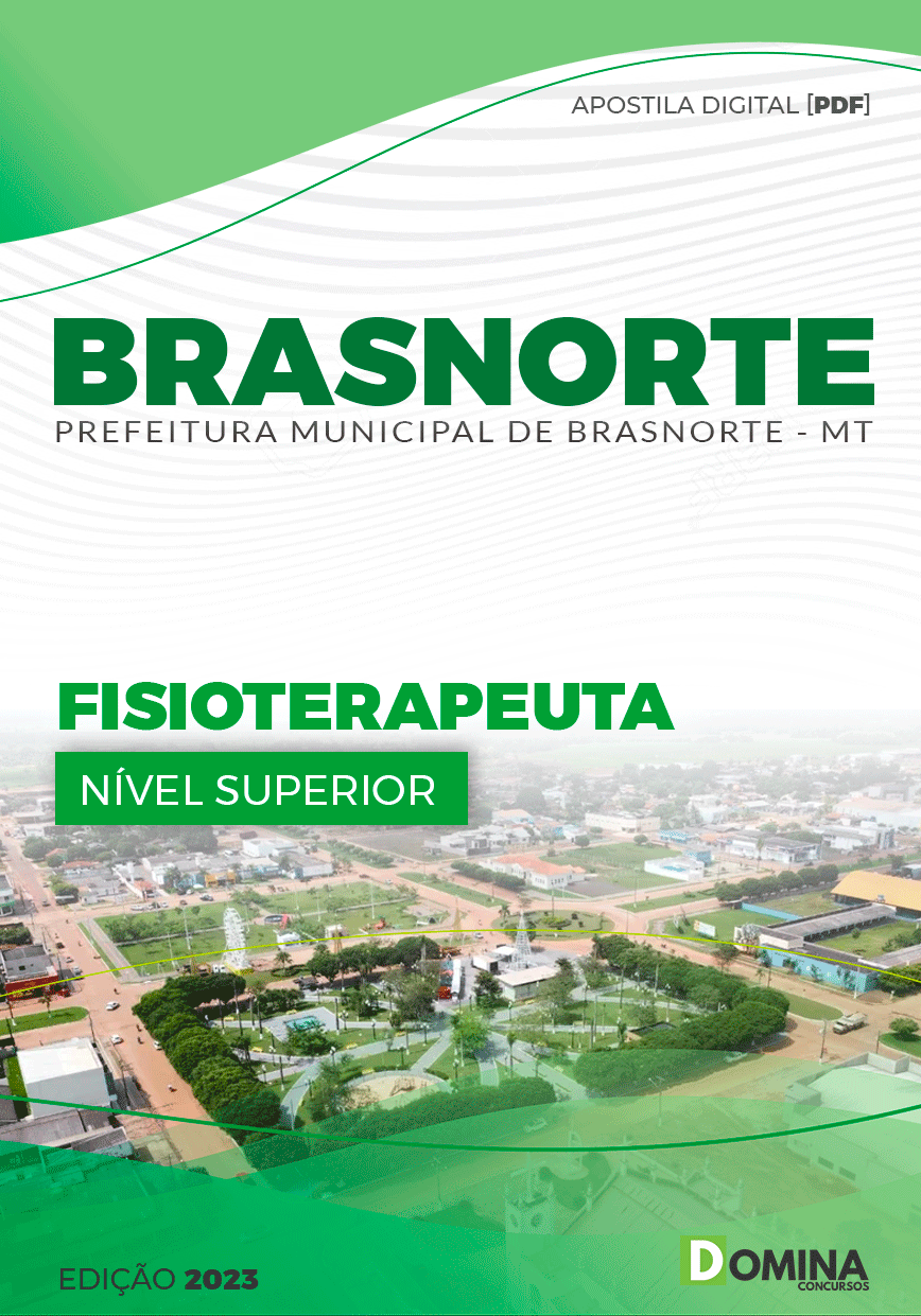 Apostila Digital Pref Brasnorte MT 2023 Fisioterapeuta