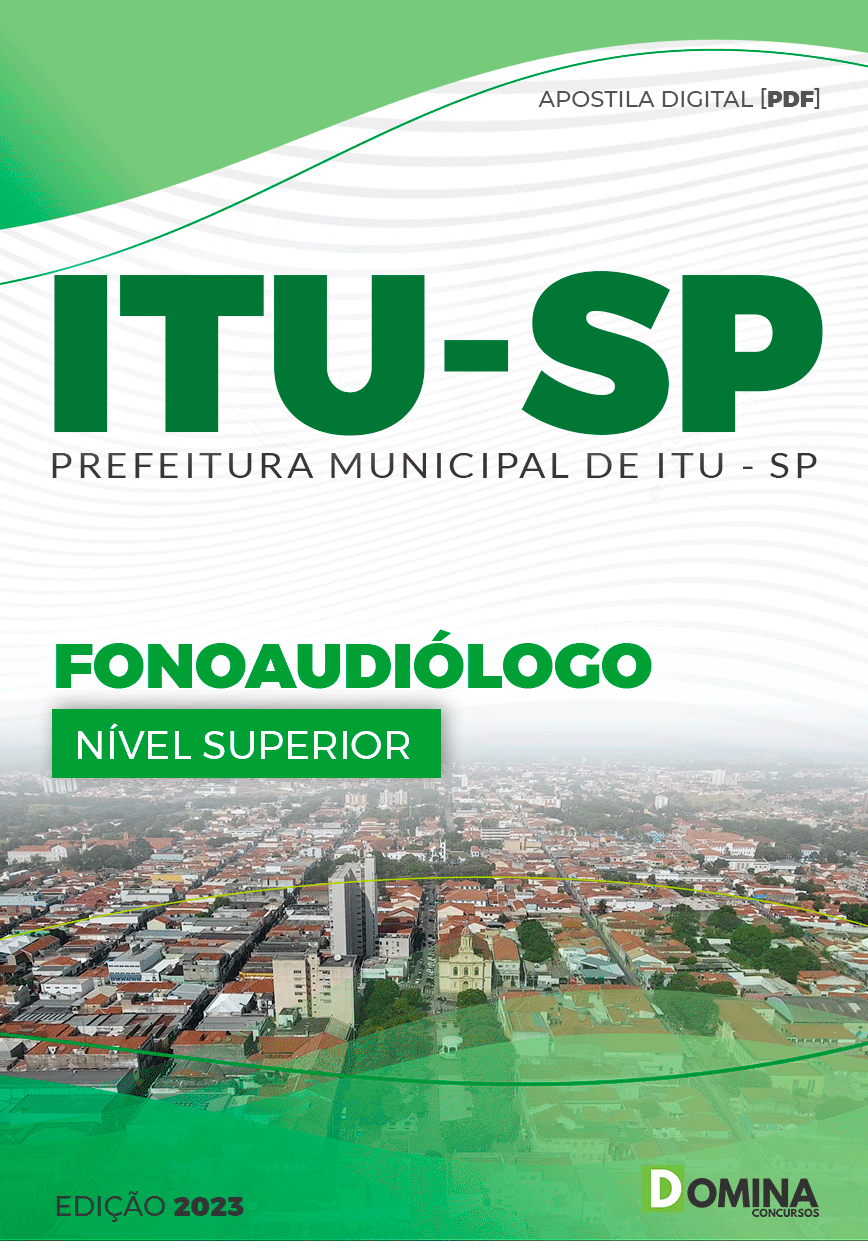 Apostila Concurso Pref Itu SP 2023 Fonoaudiólogo