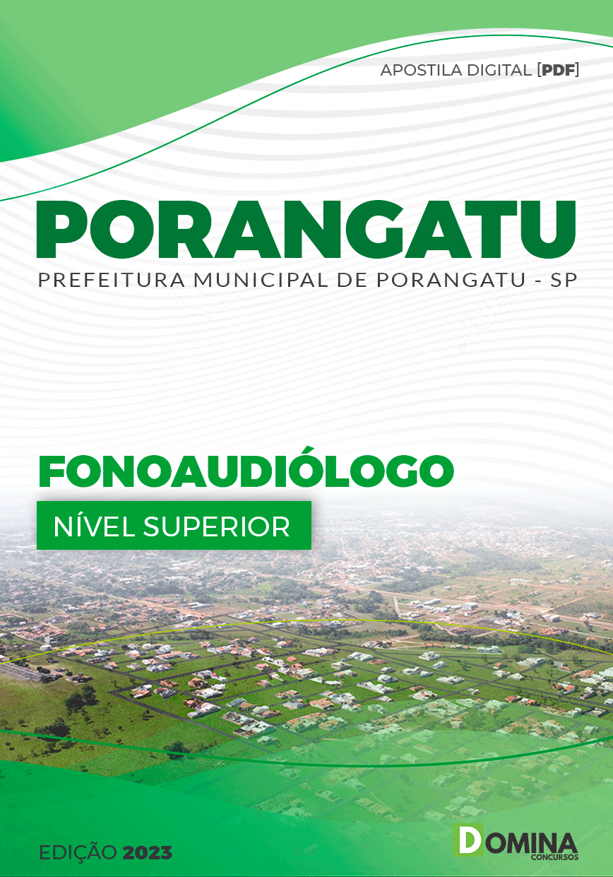 Apostila Pref Porangatu GO 2023 Fonoaudiólogo