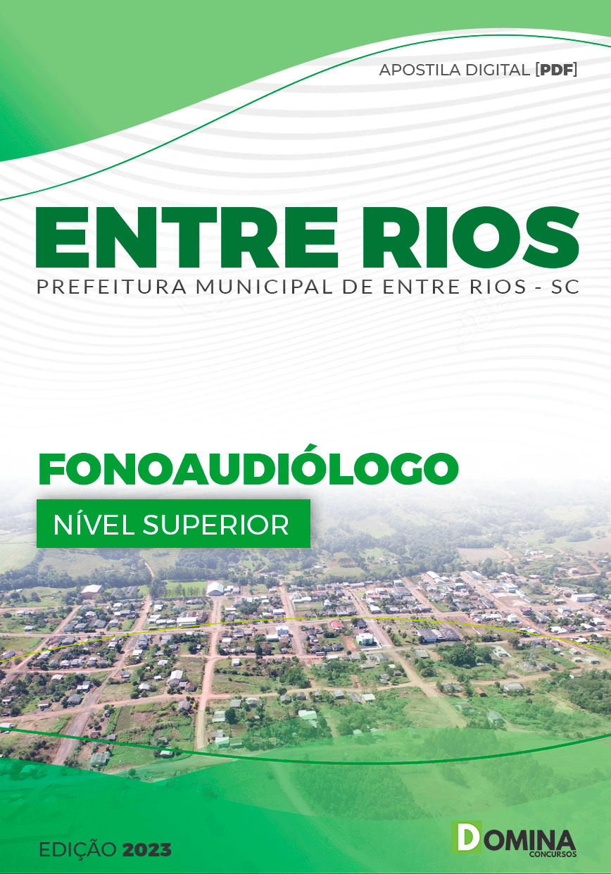 Apostila Pref de Entre Rios SC 2023 Fonoaudiólogo