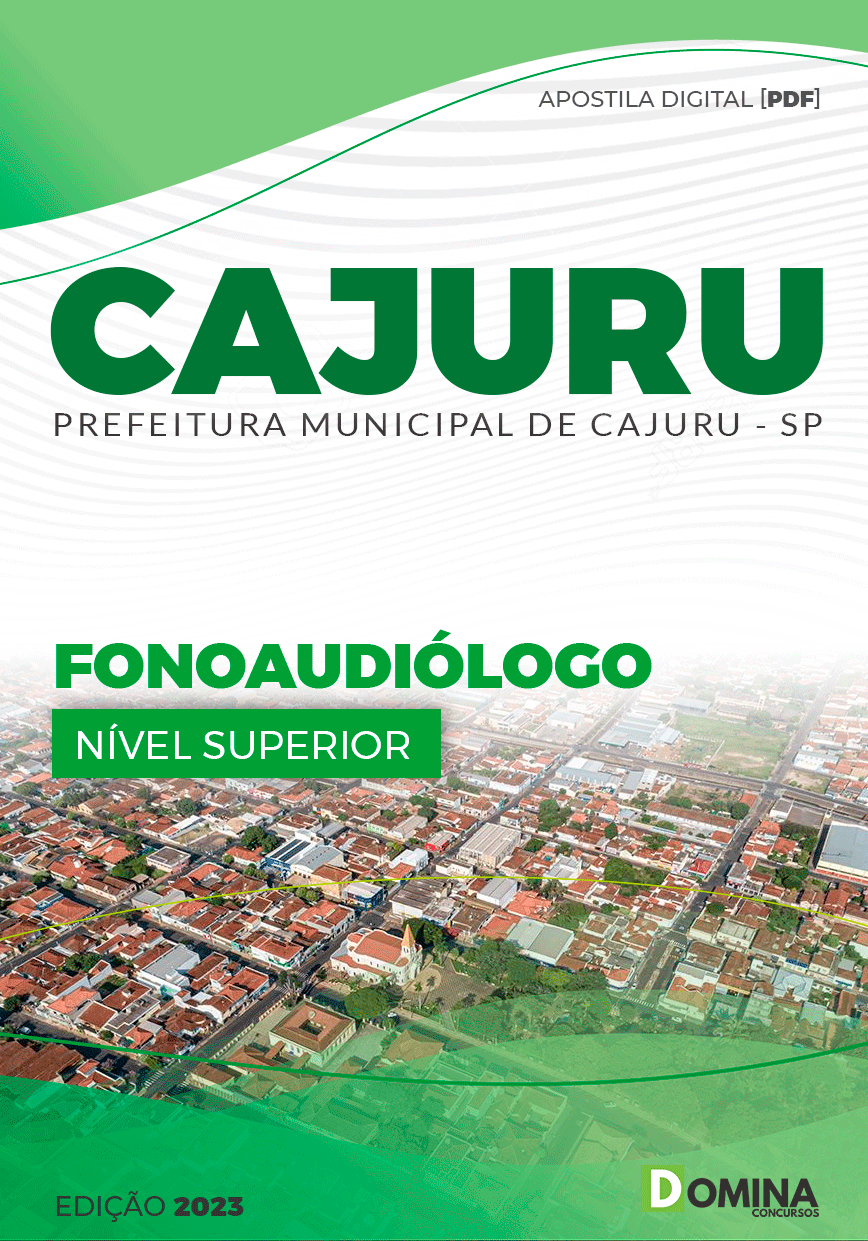 Apostila Concurso Pref Cajuru SP 2023 Fonoaudiólogo