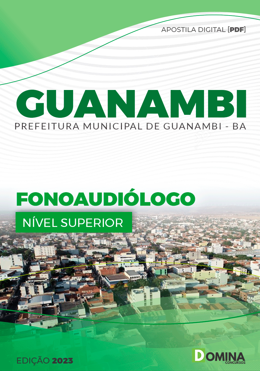Apostila Concurso Pref Guanambi BA 2023 Fonoaudiólogo