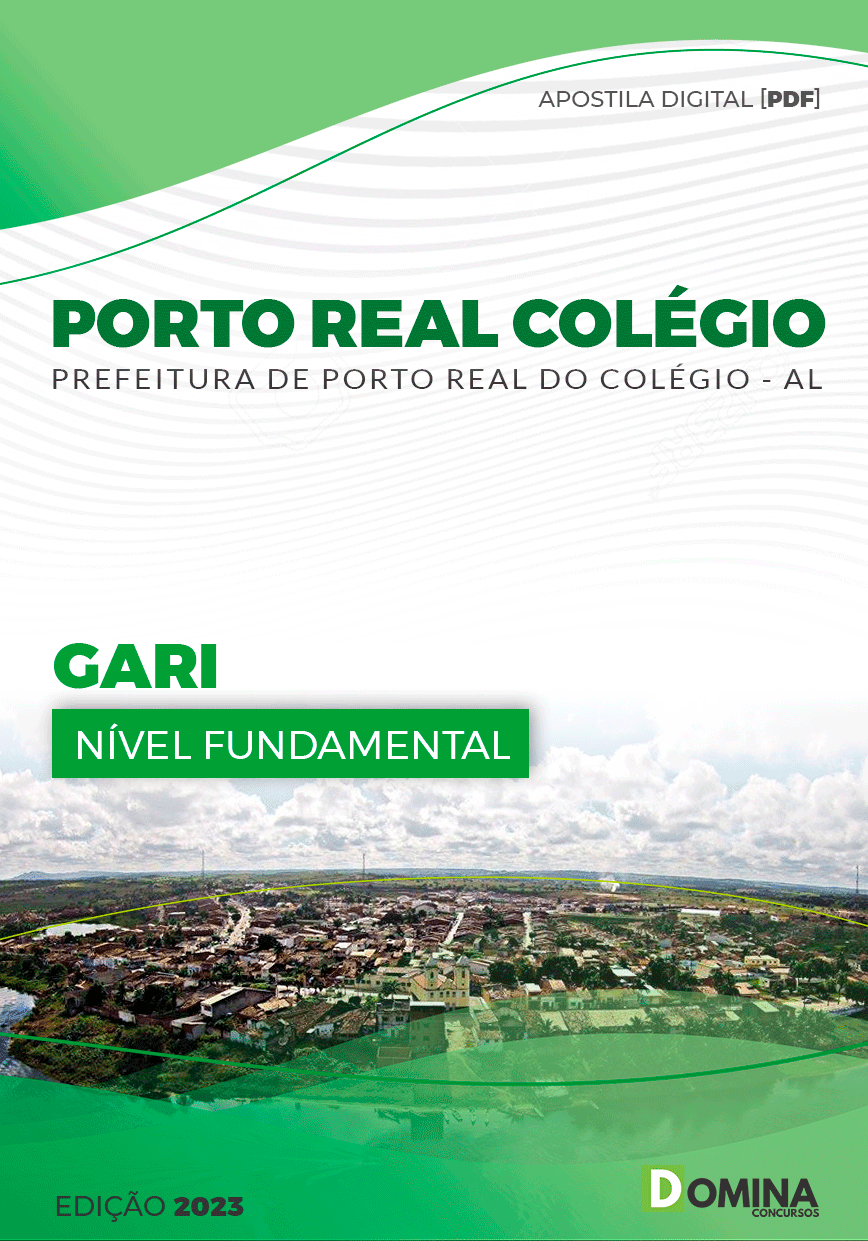 Apostila Pref Porto Real do Colégio AL 2023 Gari