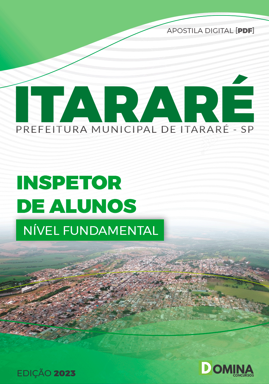 Apostila Concurso Pref Itararé SP 2023 Inspetor Alunos