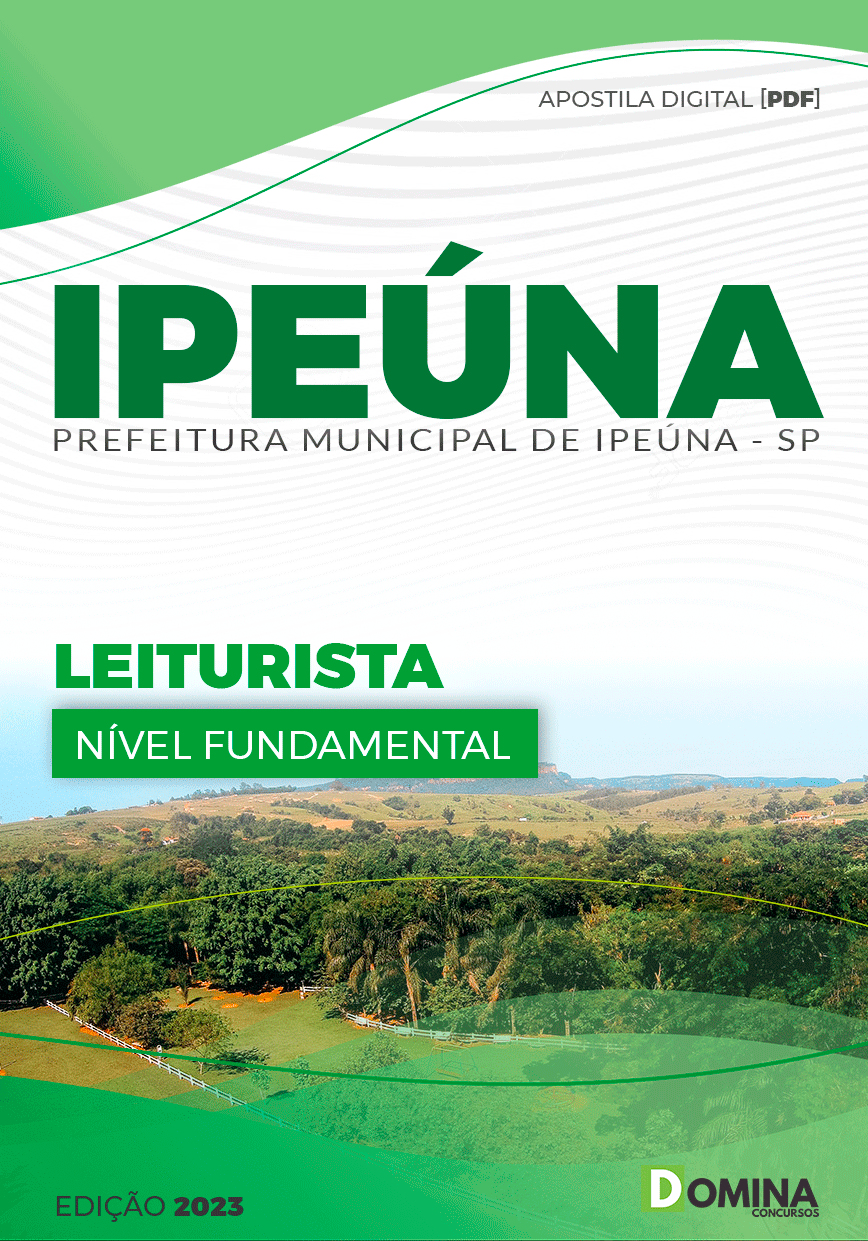Apostila Concurso Pref Ipeúna SP 2023 Leiturista