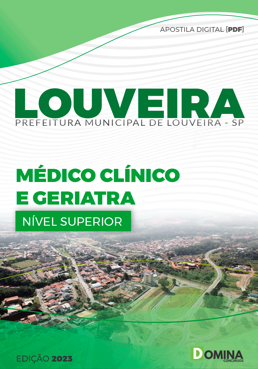 Apostila Pref Louveira SP 2023 Médico Clínico Geral