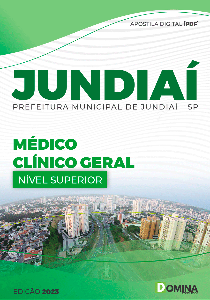 Apostila Concurso Pref Jundiaí SP 2023 Médico Clínico Geral