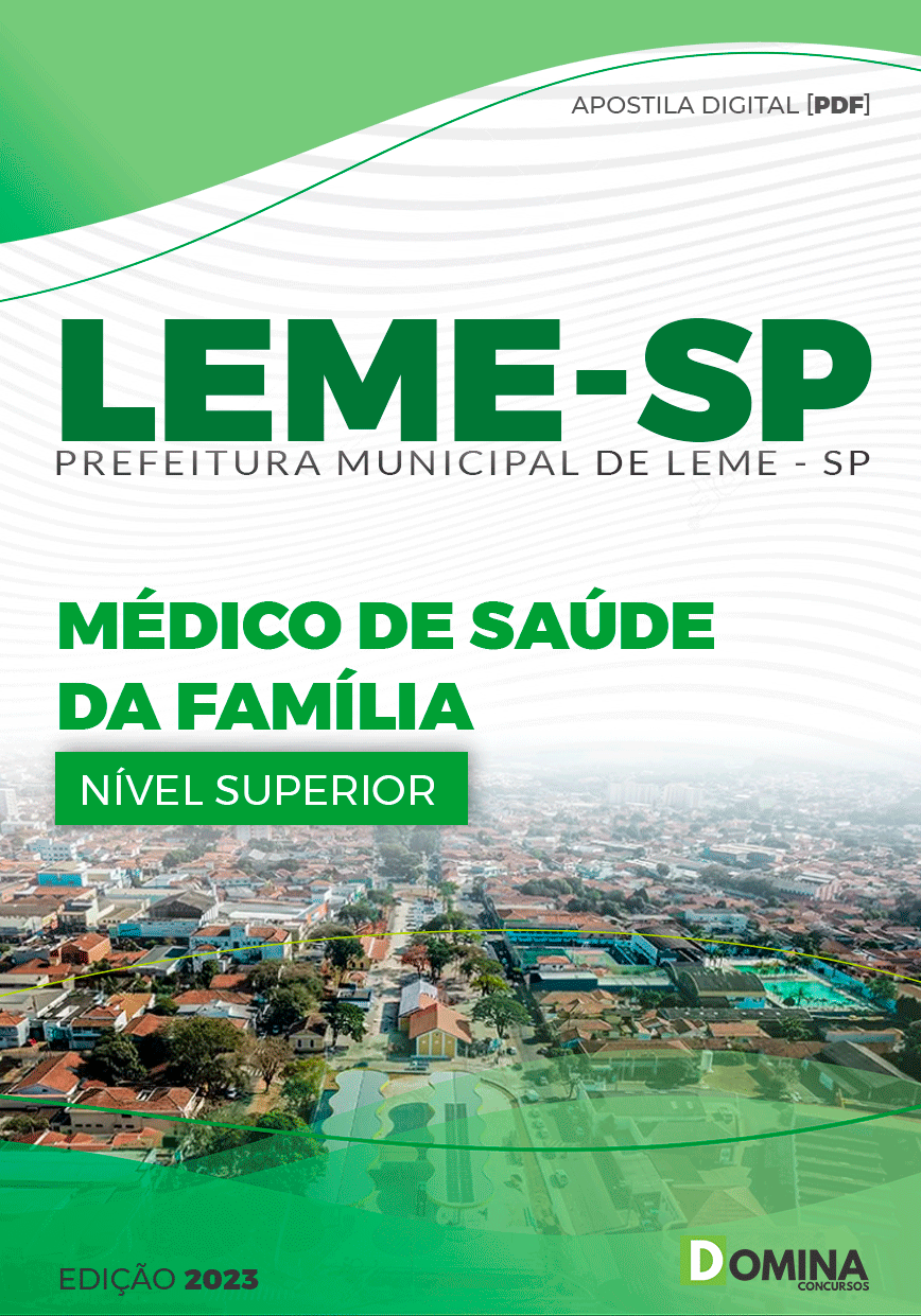Apostila Concuro Pref Leme SP 2023 Médico Saúde Família