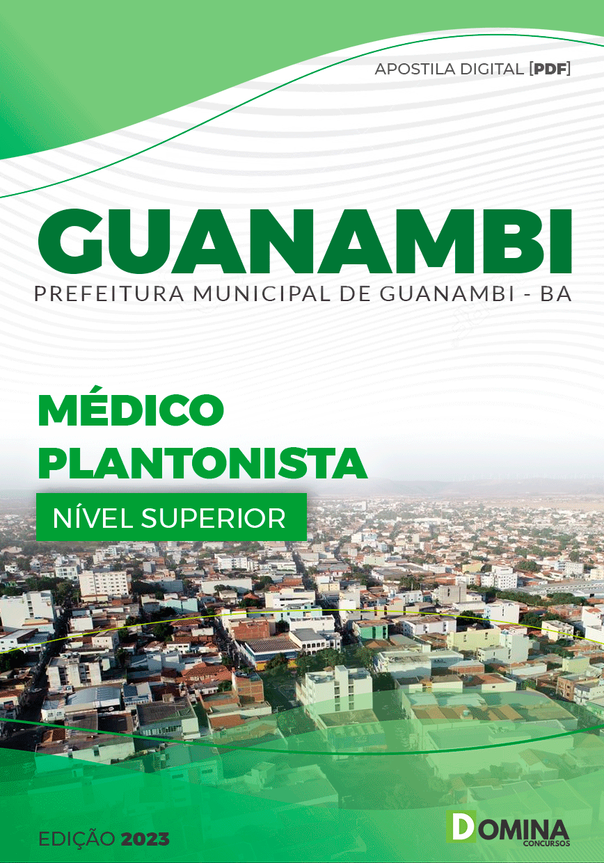 Apostila Concurso Pref Guanambi BA 2023 Médico Plantonista