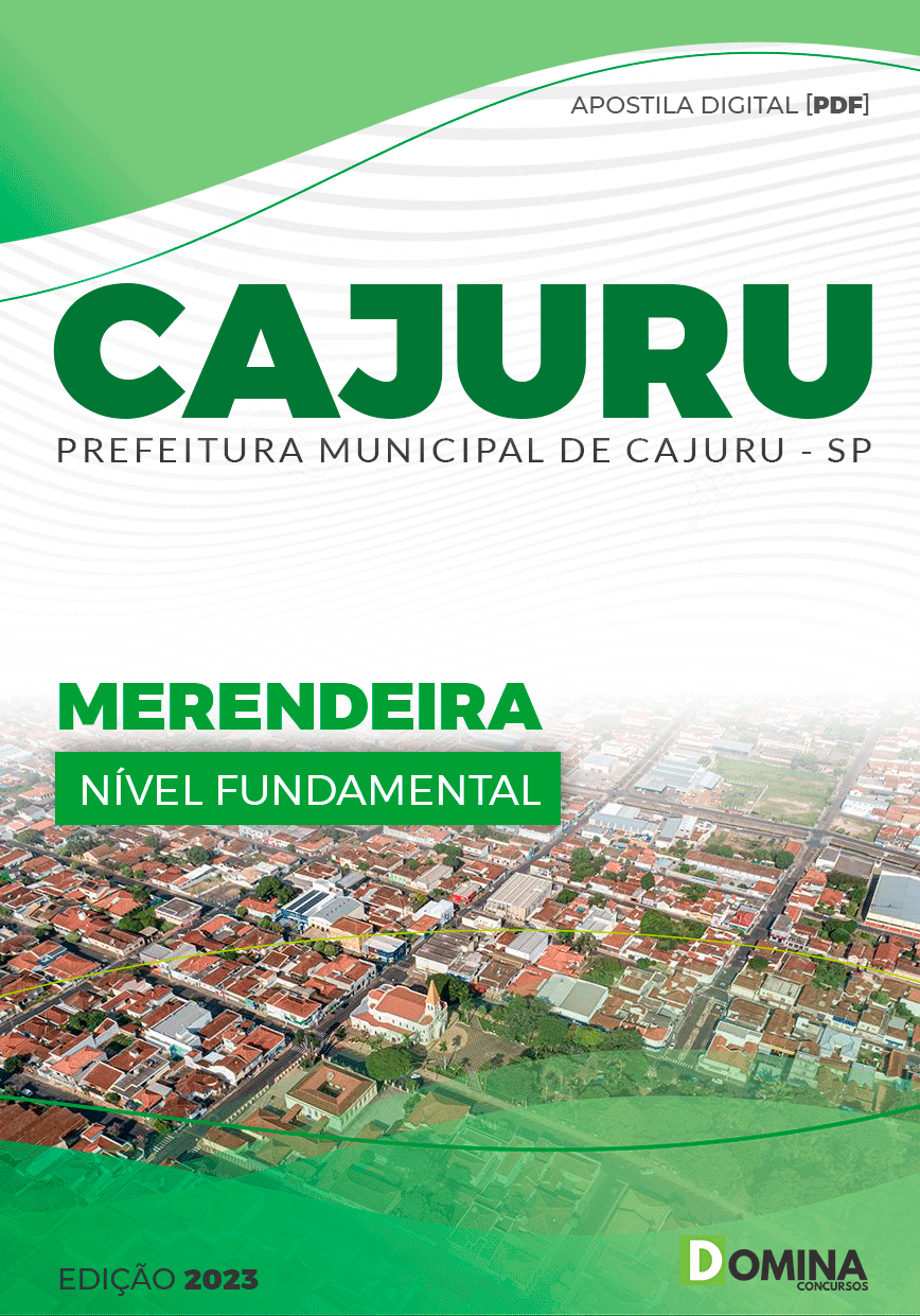 Apostila Concurso Pref Cajuru SP 2023 Merendeira