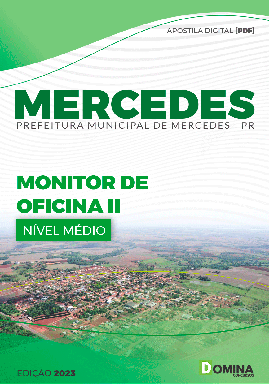 Apostila Digital Pref Mercedes PR 2023 Monitor Oficina II