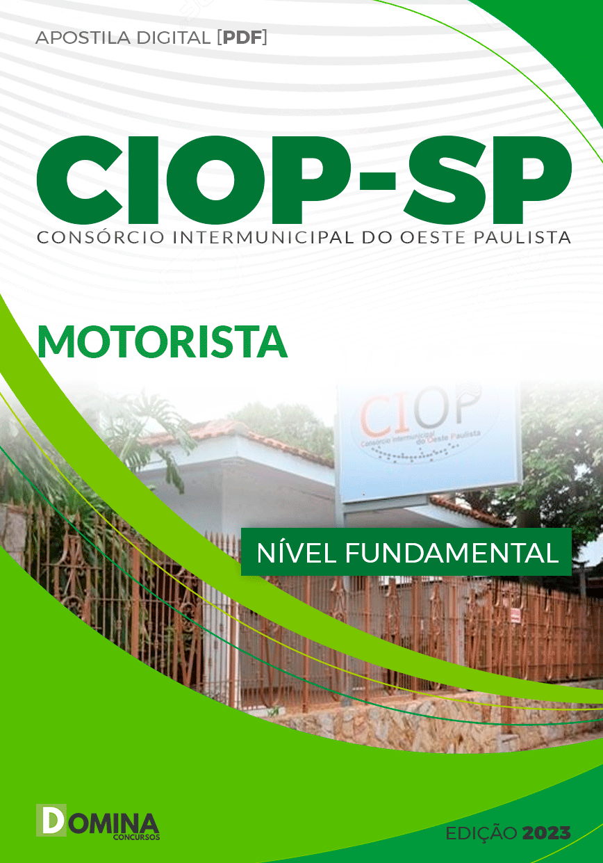 Apostila Digital Seletivo CIOP SP 2023 Motorista