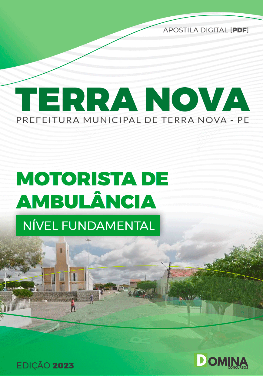 Apostila Concurso Pref Terra Nova PE 2023 Motorista Ambulância