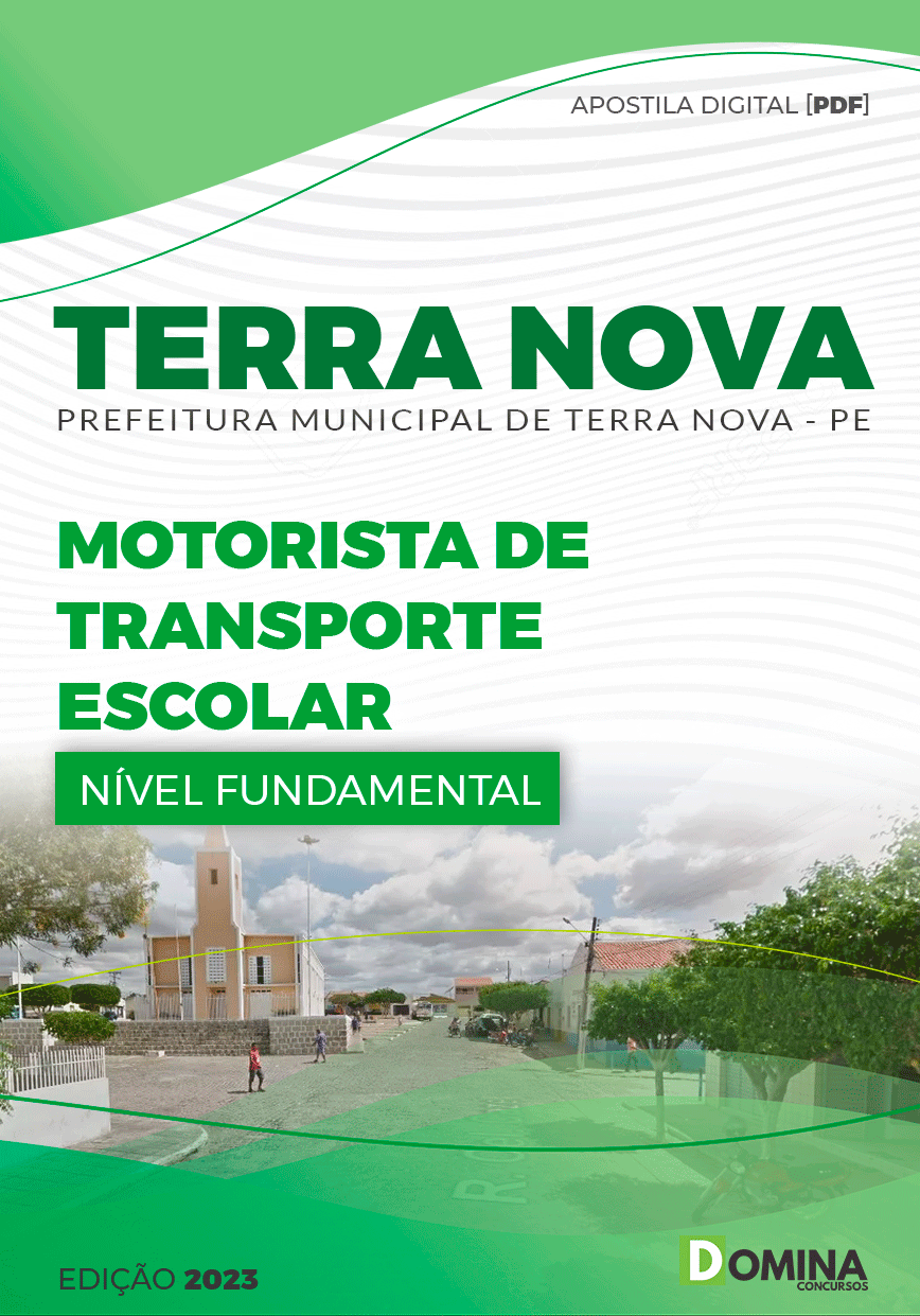 Apostila Pref Terra Nova PE 2023 Motorista Transporte Escolar