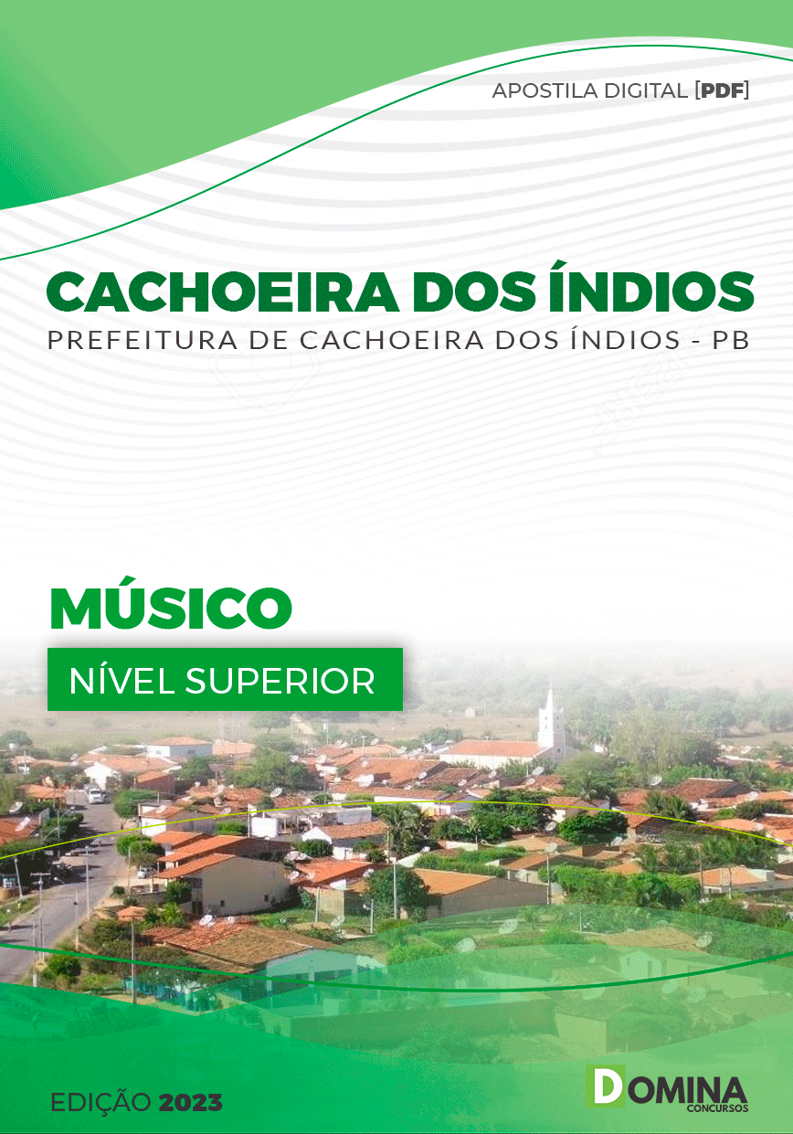 Apostila Pref Cachoeira dos Índios PB 2023 Músico