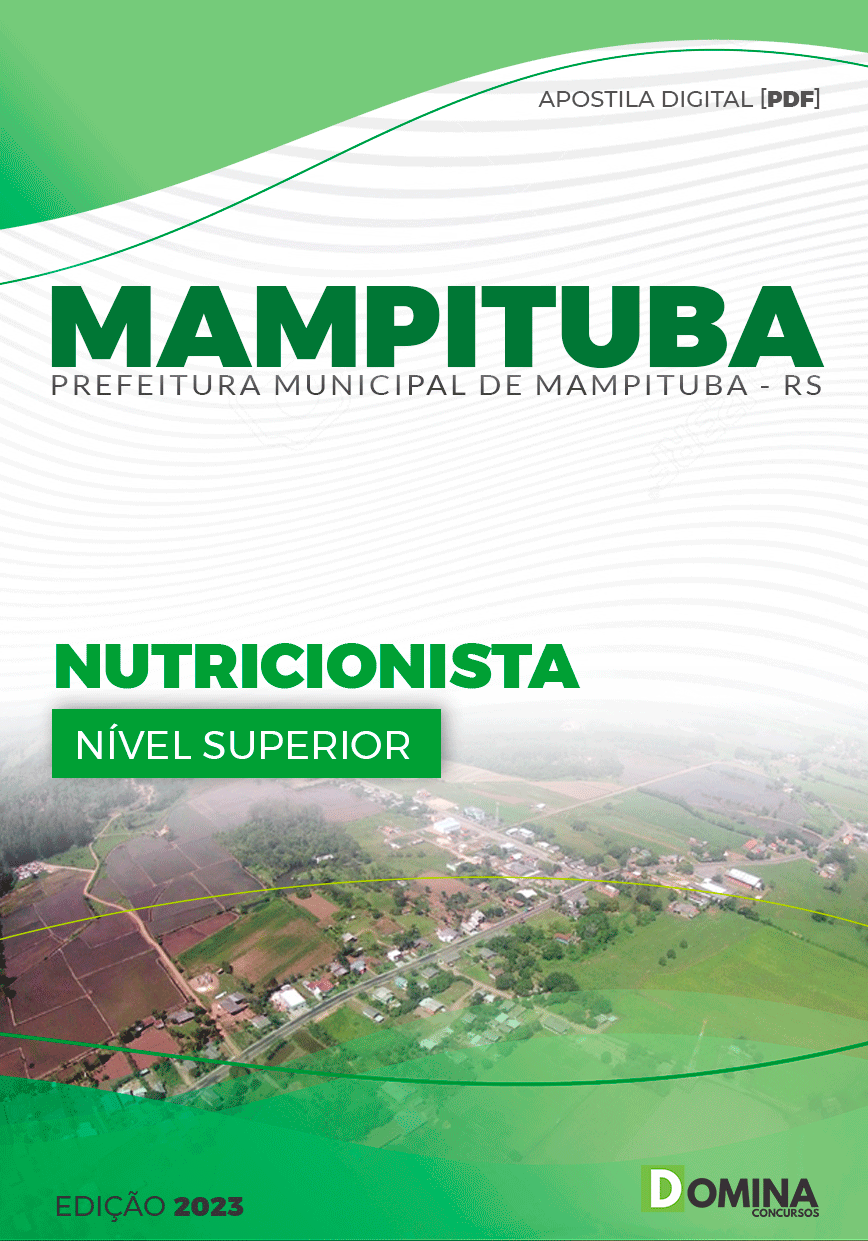 Apostila Concurso Pref Mampituba RS 2023 Nutricionista