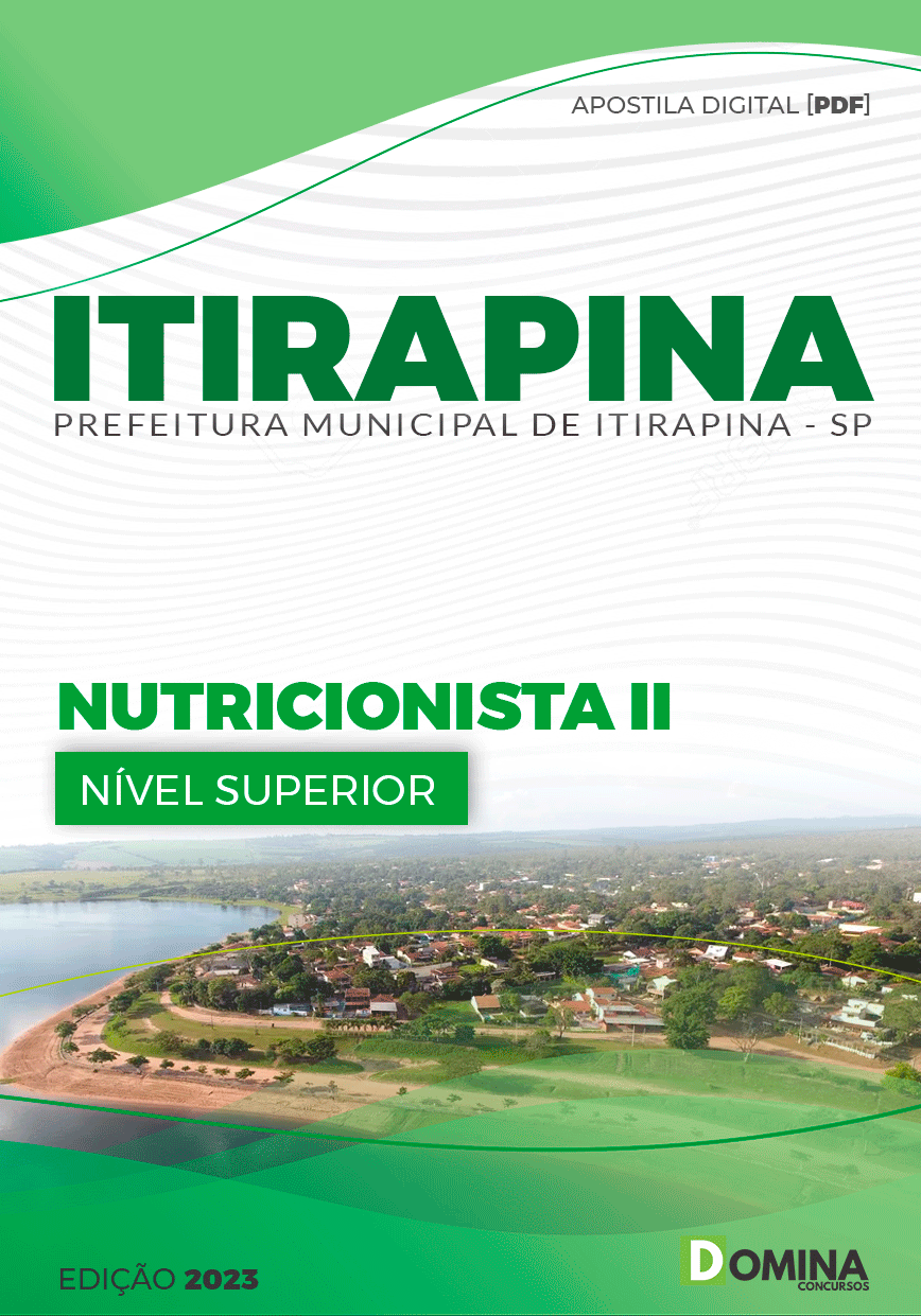 Apostila Concurso Pref Itirapina SP 2023 Nutricionista II